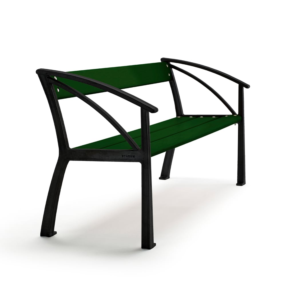 Byarums bruk Vasa sofa Grnn, svart stativ | Skandinavisk Design | Grønn