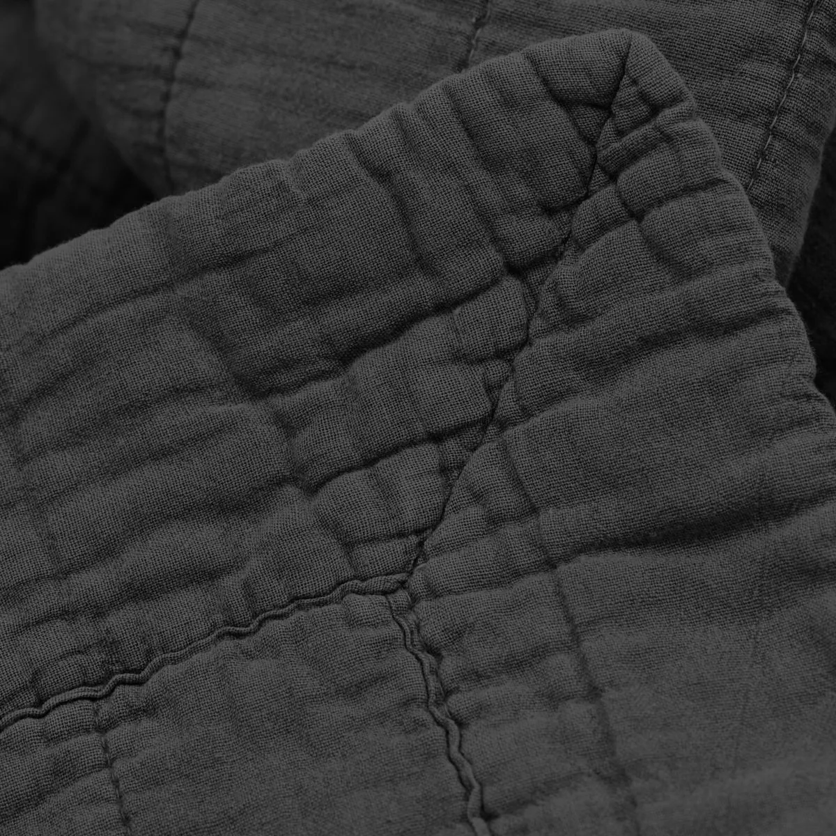 Magnhild polstret sengeteppe 160x280 cm, Coal byNORD
