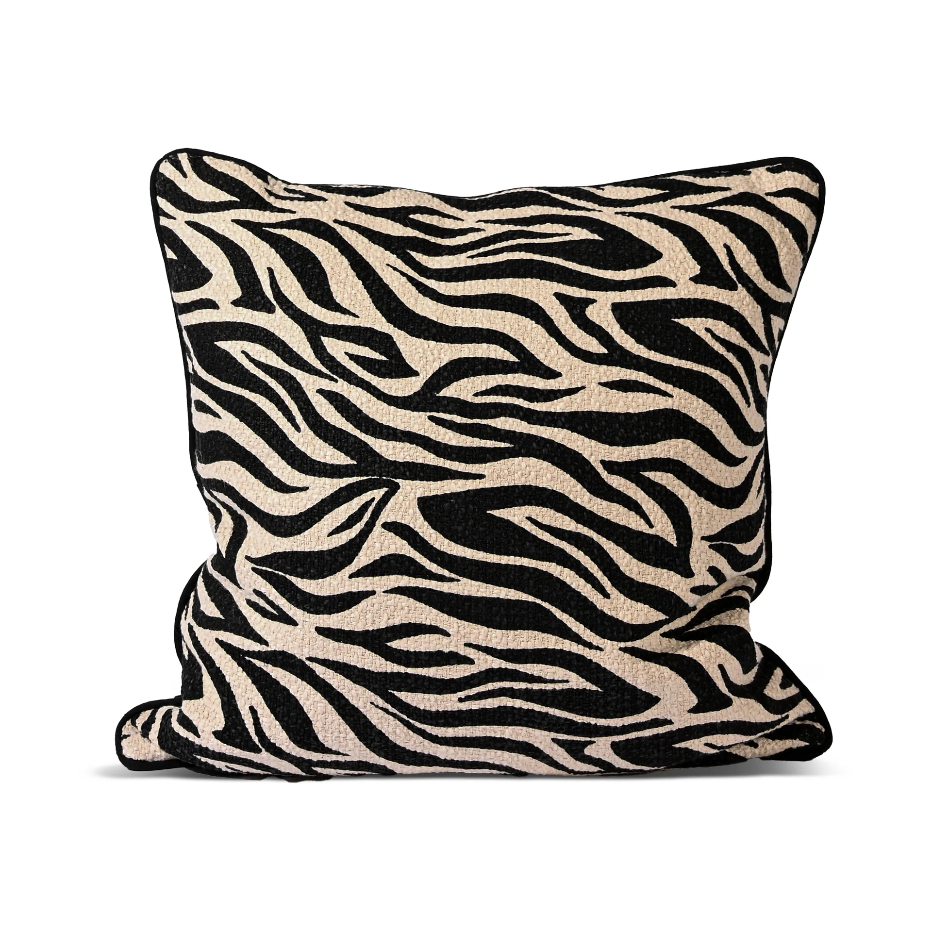 Anima pute M 50x50 cm, Zebra-svart Byon