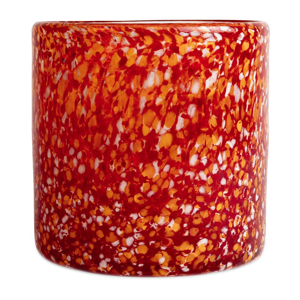 Calore lyslykt medium, rød/oransje