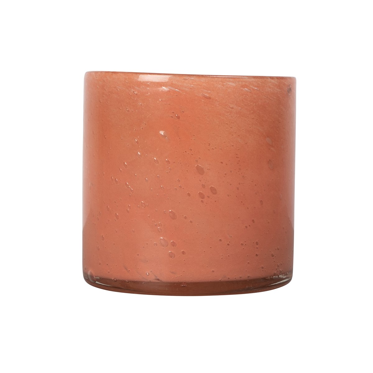 Byon Calore lyslykt-vase M 15 cm Coral | Skandinavisk Design | Vaser | Oransje