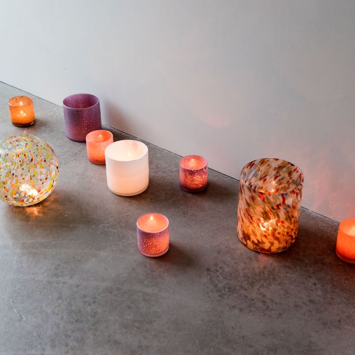 Calore lyslykt-vase M Ø15 cm, Coral Byon
