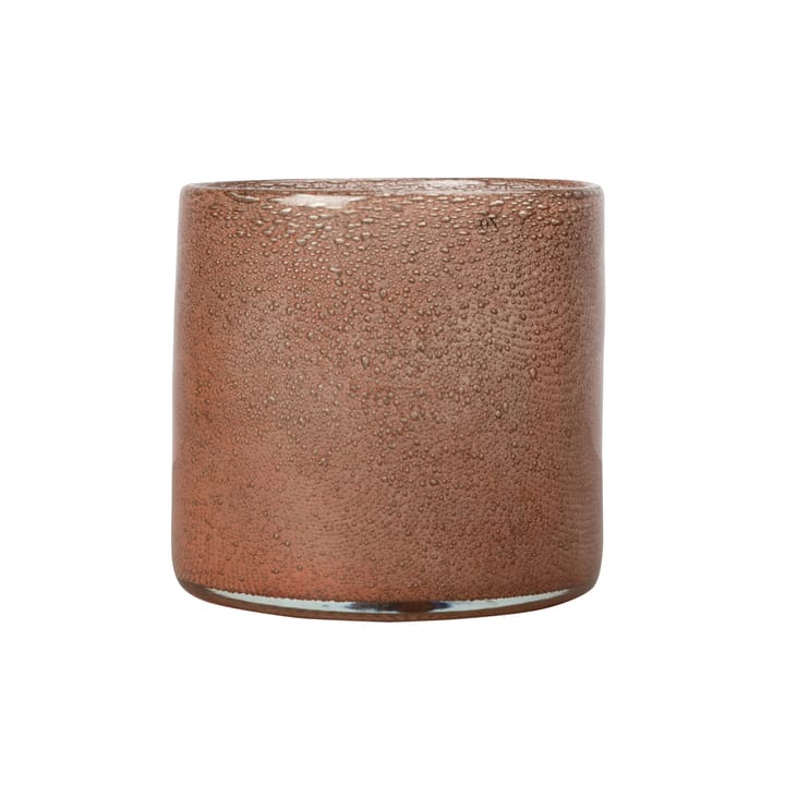 Calore lyslykt-vase M Ø15 cm - Rusty red - Byon
