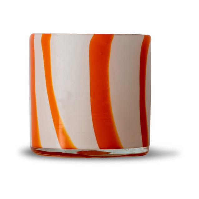 Calore telysestake XS Ø10 cm - Orange-white - Byon