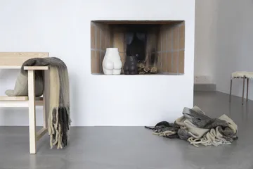 Check pledd - Mixed beige - Byon