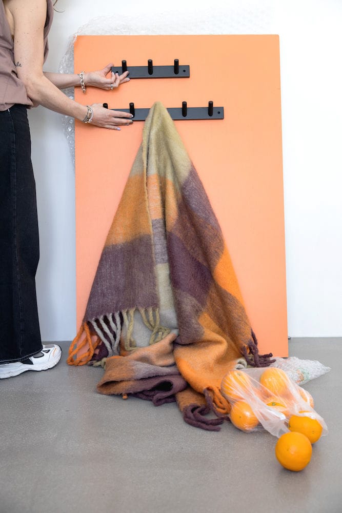 Check pledd, Mixed orange Byon