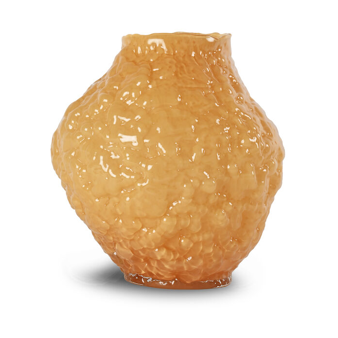 Bilde av Byon Corallo vase M 26x28x27 cm Gul