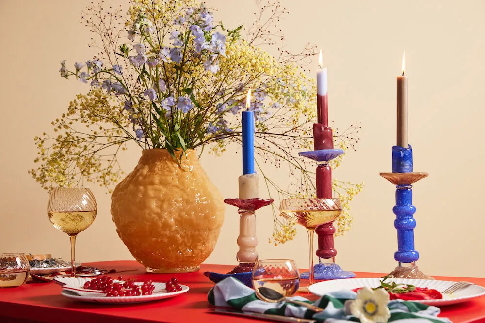 Corallo vase M 26x28x27 cm, Gul Byon