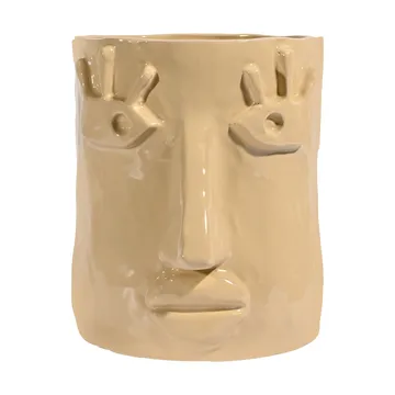 Facy krukke L 24x19x22 cm - Beige - Byon