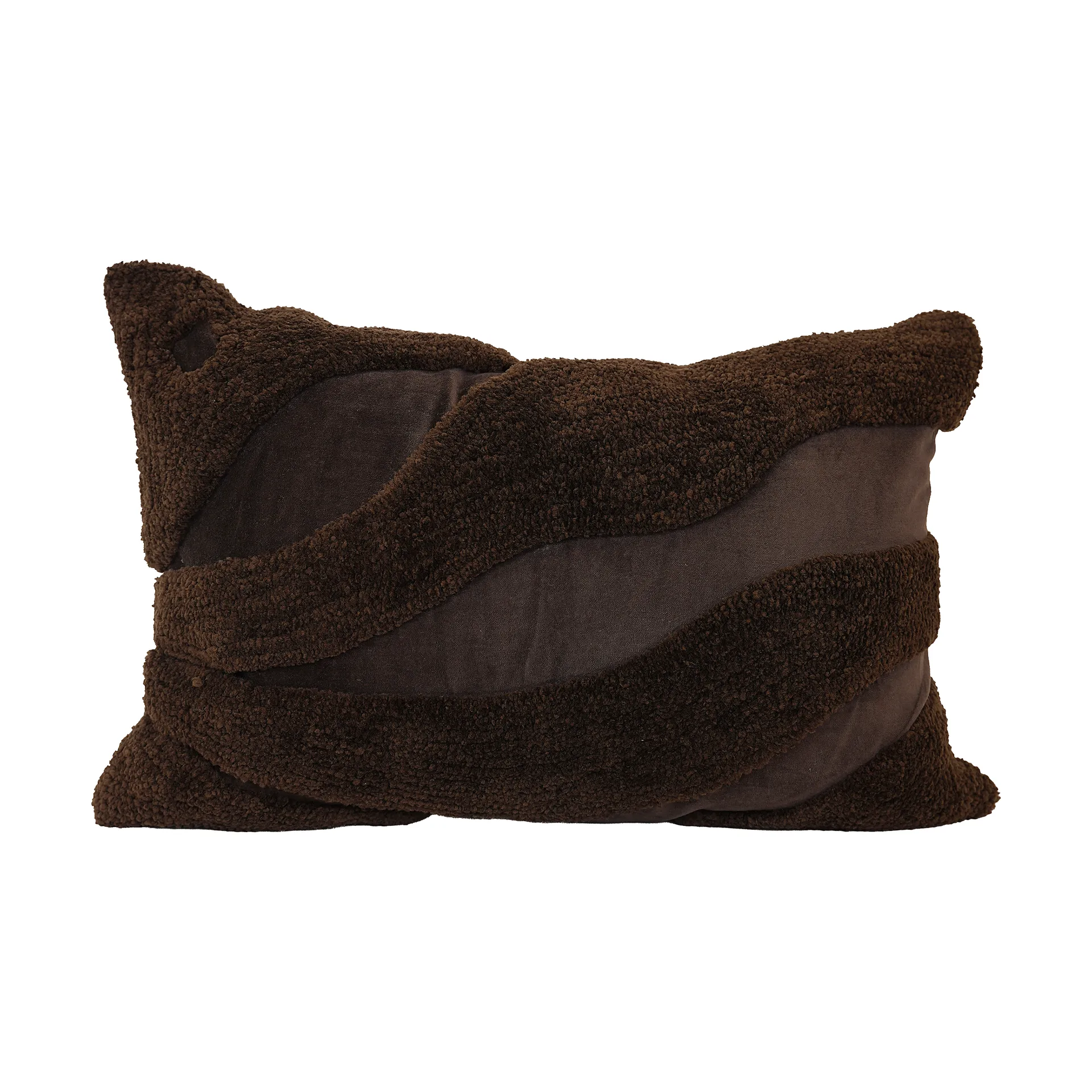 Fluffy pute 50 x 50 cm, Brun, 40x60 cm Byon