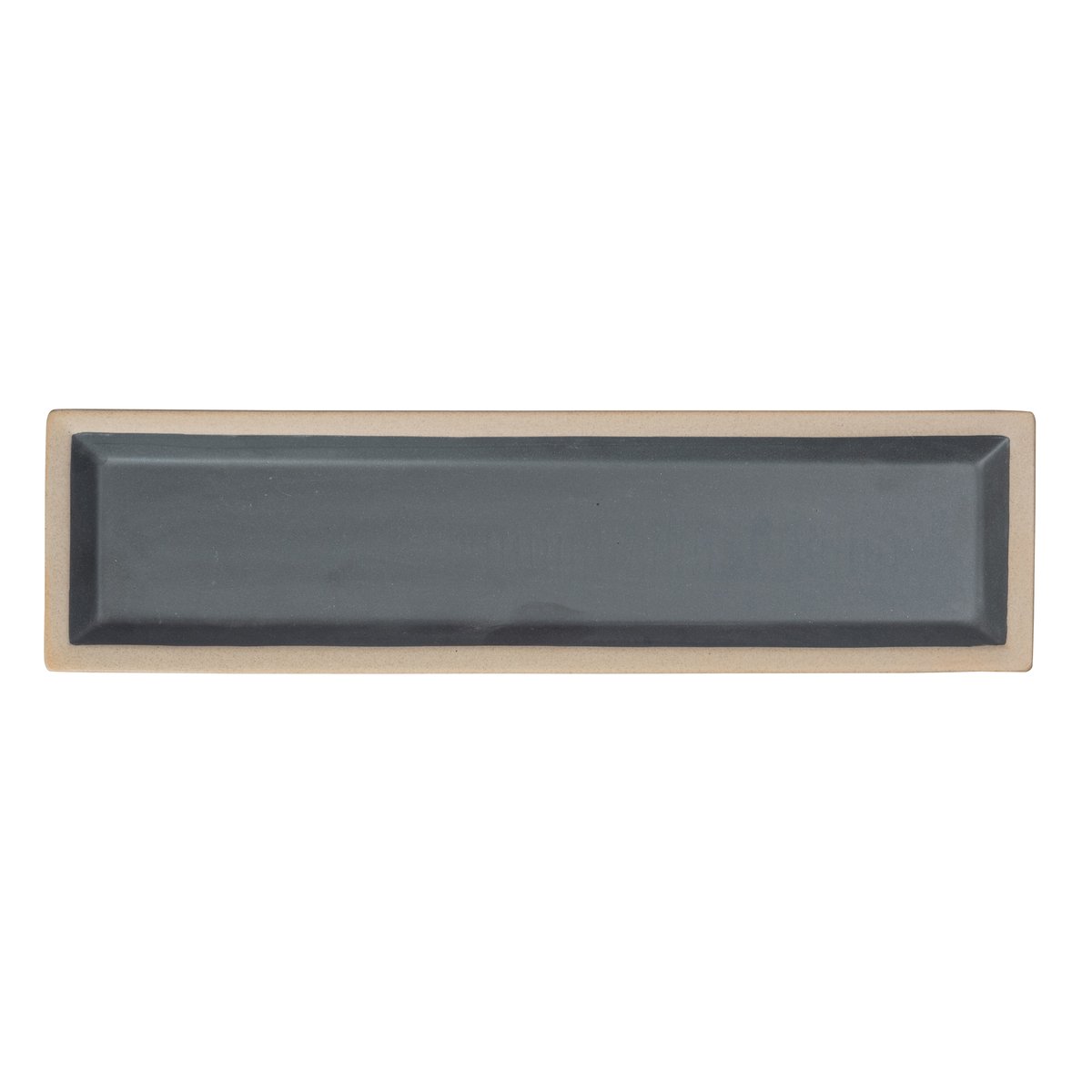 Byon Fumiko tallerken 11,5x43 cm Beige-black | Skandinavisk Design | Middagstallerkener | Svart