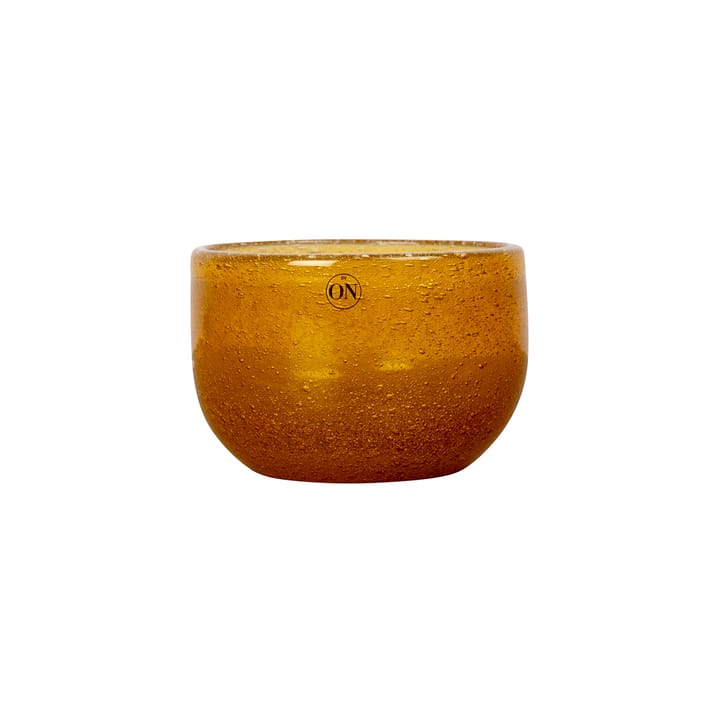 Hollow glassskål 8 cm - Amber - Byon