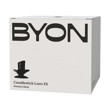 Lara lysestake XS 9 cm - Oransje-brun - Byon