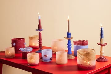 Lara telysestake M 15 cm - Lyseblå - Byon