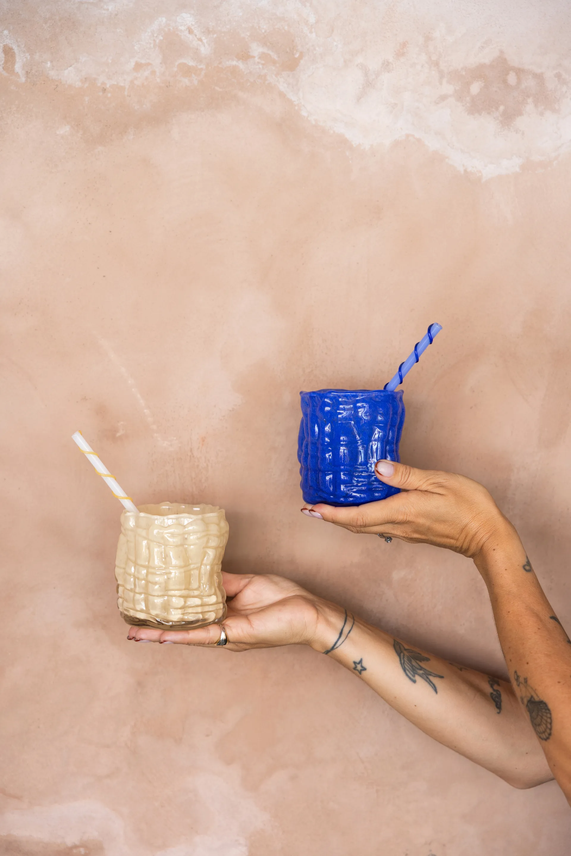 Laranne lyslykt Ø10 cm, Beige Byon