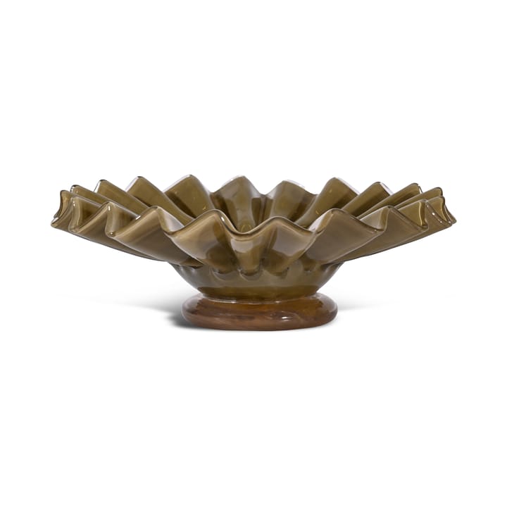 Lori skål M Ø 18 cm - Grønn-beige - Byon