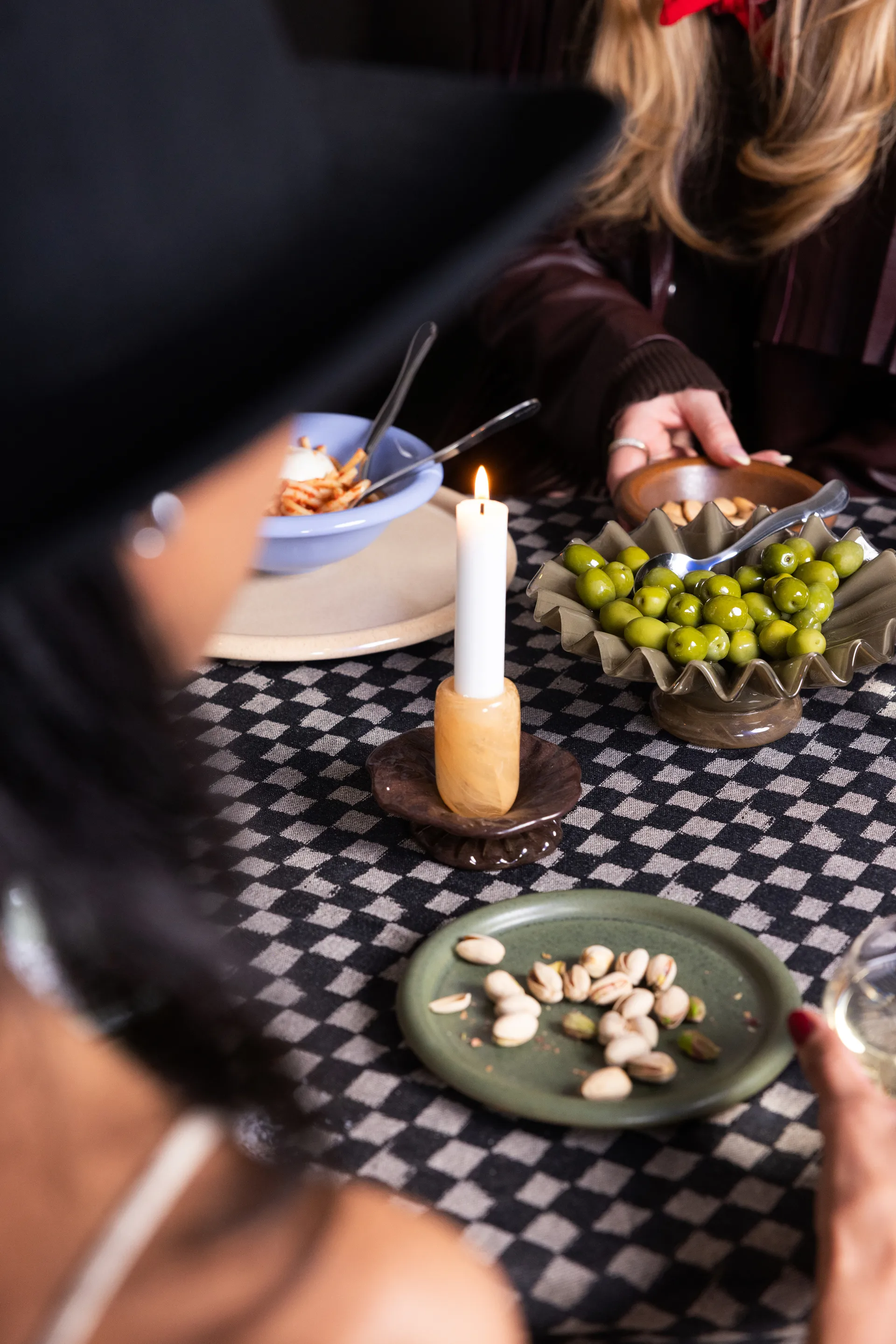 Lori skål M Ø 18 cm, Grønn-beige Byon