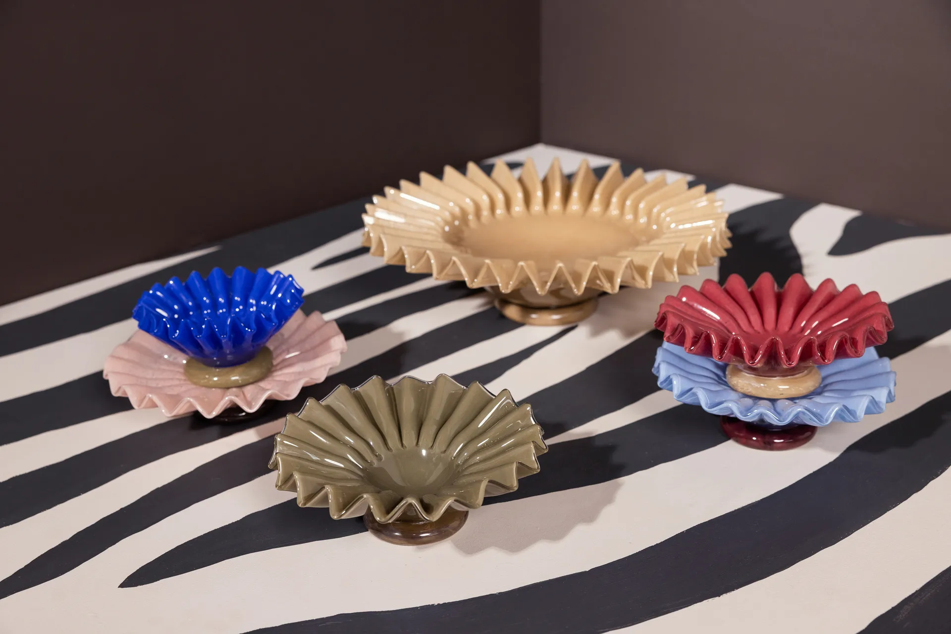 Lori skål M Ø 18 cm, Grønn-beige Byon