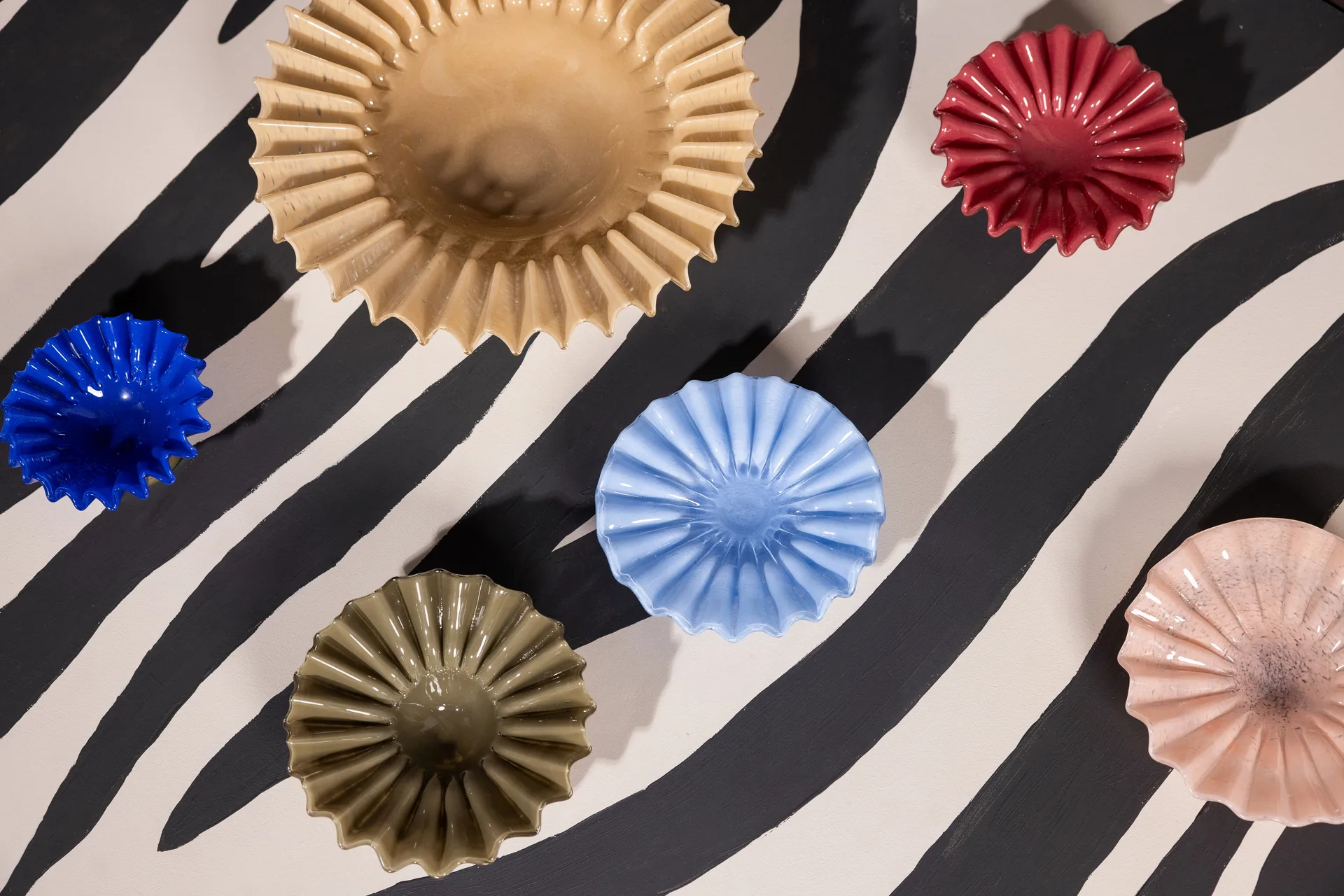 Lori skål M Ø 18 cm, Grønn-beige Byon