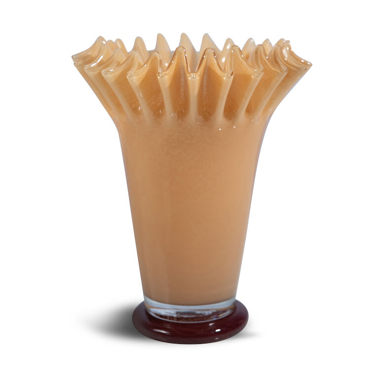 Bilde av Byon Lori vase 28 cm Yellow-bordeaux