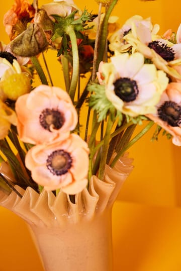Lori vase 28 cm - Yellow-bordeaux - Byon