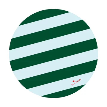 Love juletrematte Ø100 cm - Grønn-lysblå - Byon