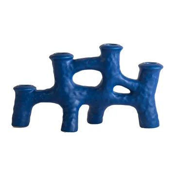 Luca lysestake 12 x 30 cm - Blå - Byon