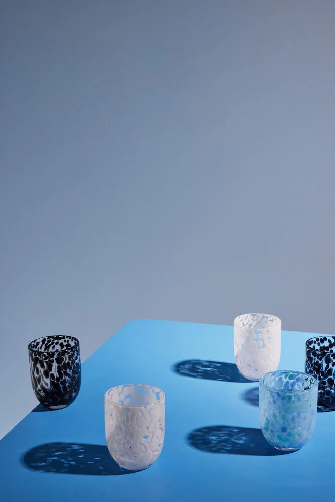 Messy glass 30 cl 2-pk, Svart Byon