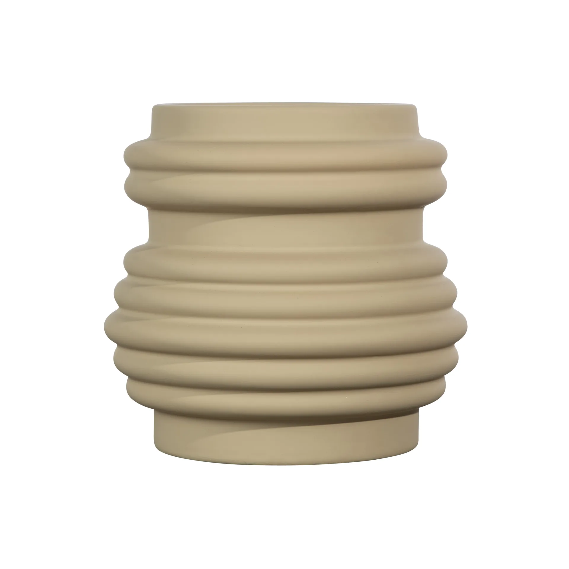 Mila vase 15 cm, Beige Byon