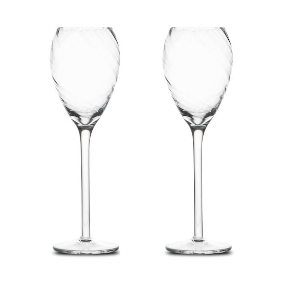 Byon Opacity champagneglass 16 cl 2-pk Klar | Skandinavisk Design | Champagneglass | Gjennomsiktig