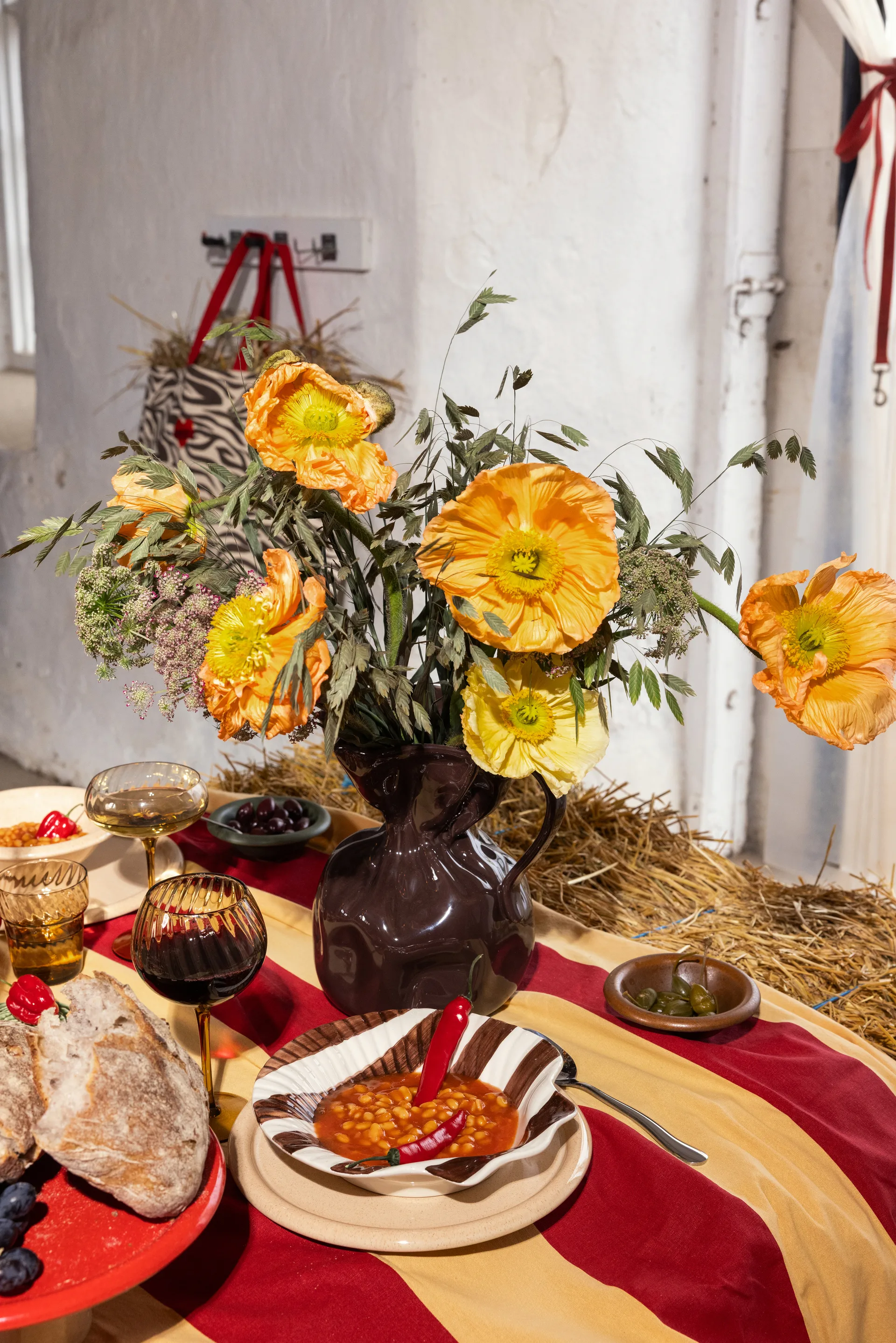 Opacity drikkeglass 30 cl 2-pk, Brun Byon