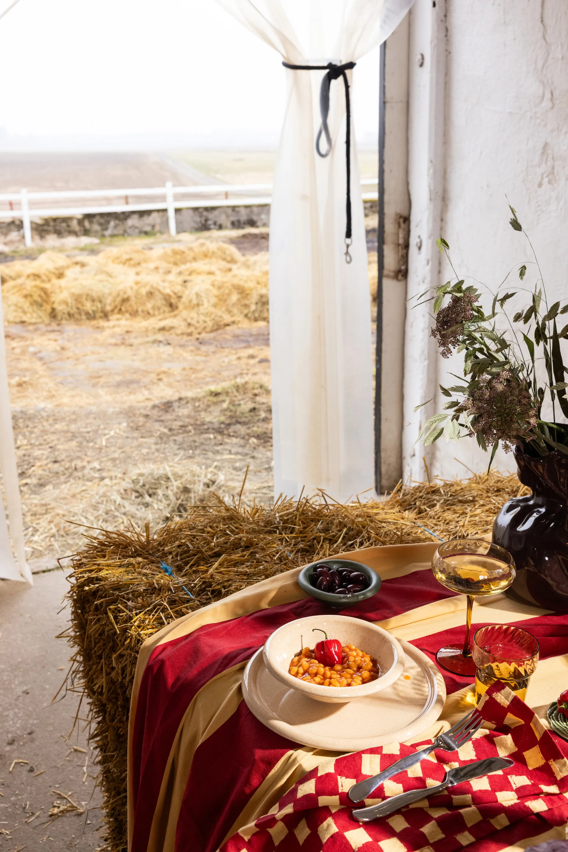 Opacity drikkeglass 30 cl 2-pk, Brun Byon