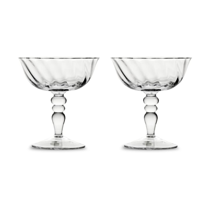 Opacity italiensk champagneglass 15 cl 2-pk - Klar - Byon
