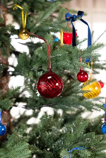 Opacity juletrekule XS Ø4 cm 4-pakning - Gul - Byon