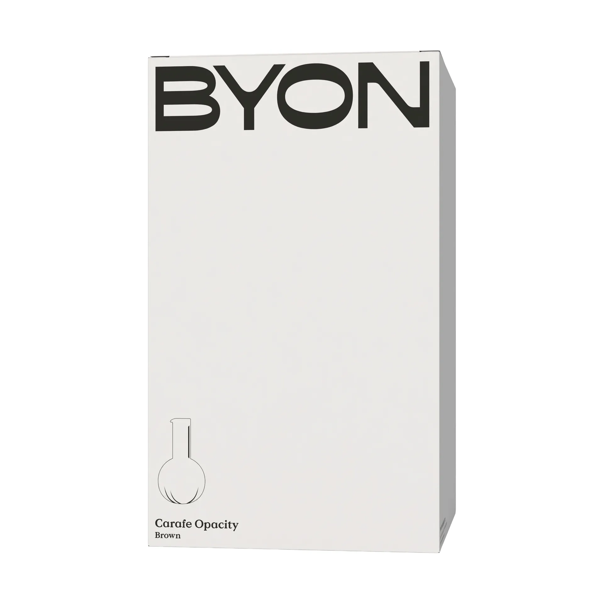Opacity karaffel 1,9 L, Brun Byon