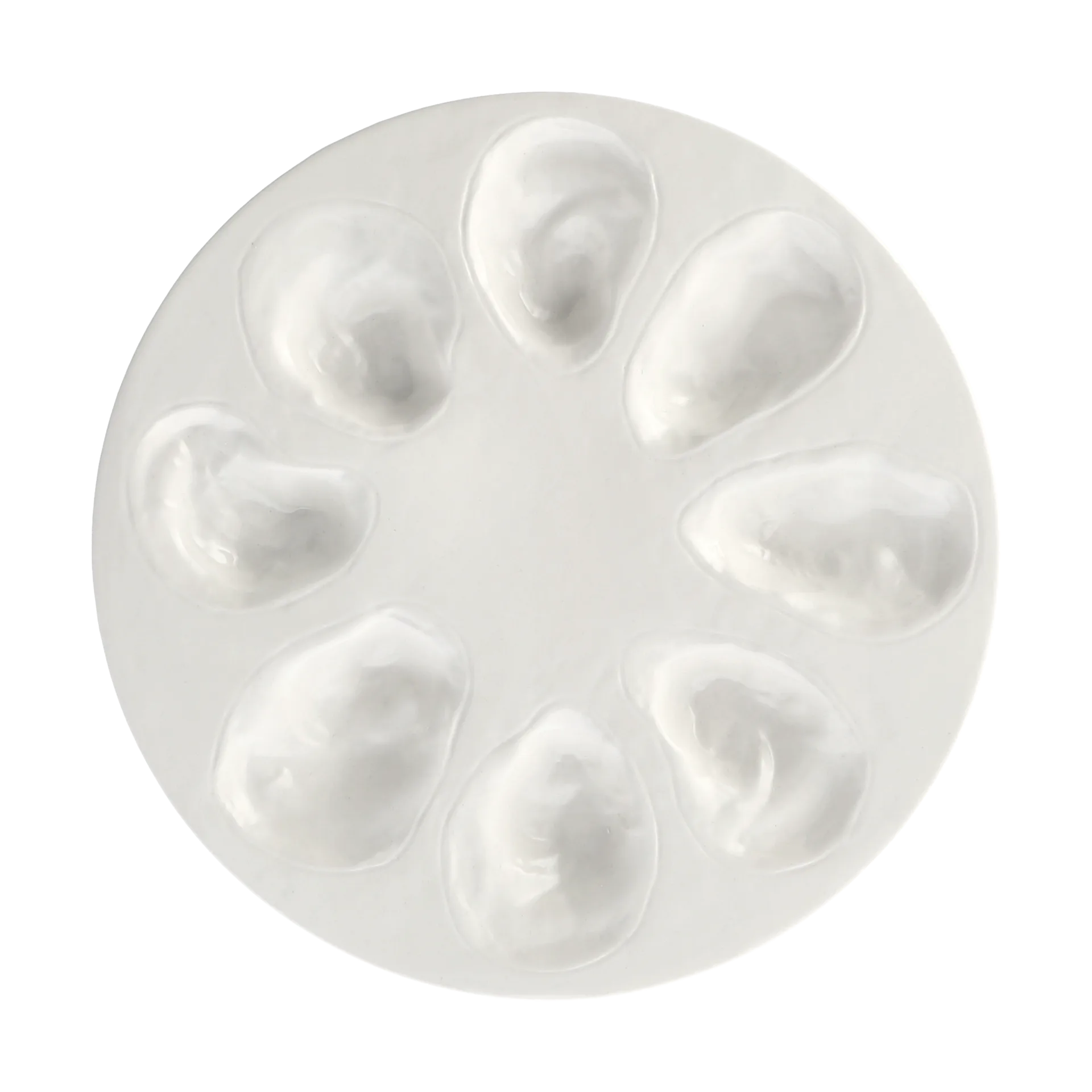 Oyster tallerken Ø27 cm, Hvit Byon