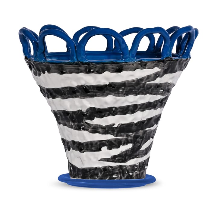 Patty krukke S Ø25 cm - Zebra-blå - Byon