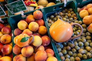 Peach kanne 1,8 L - Oransje - Byon