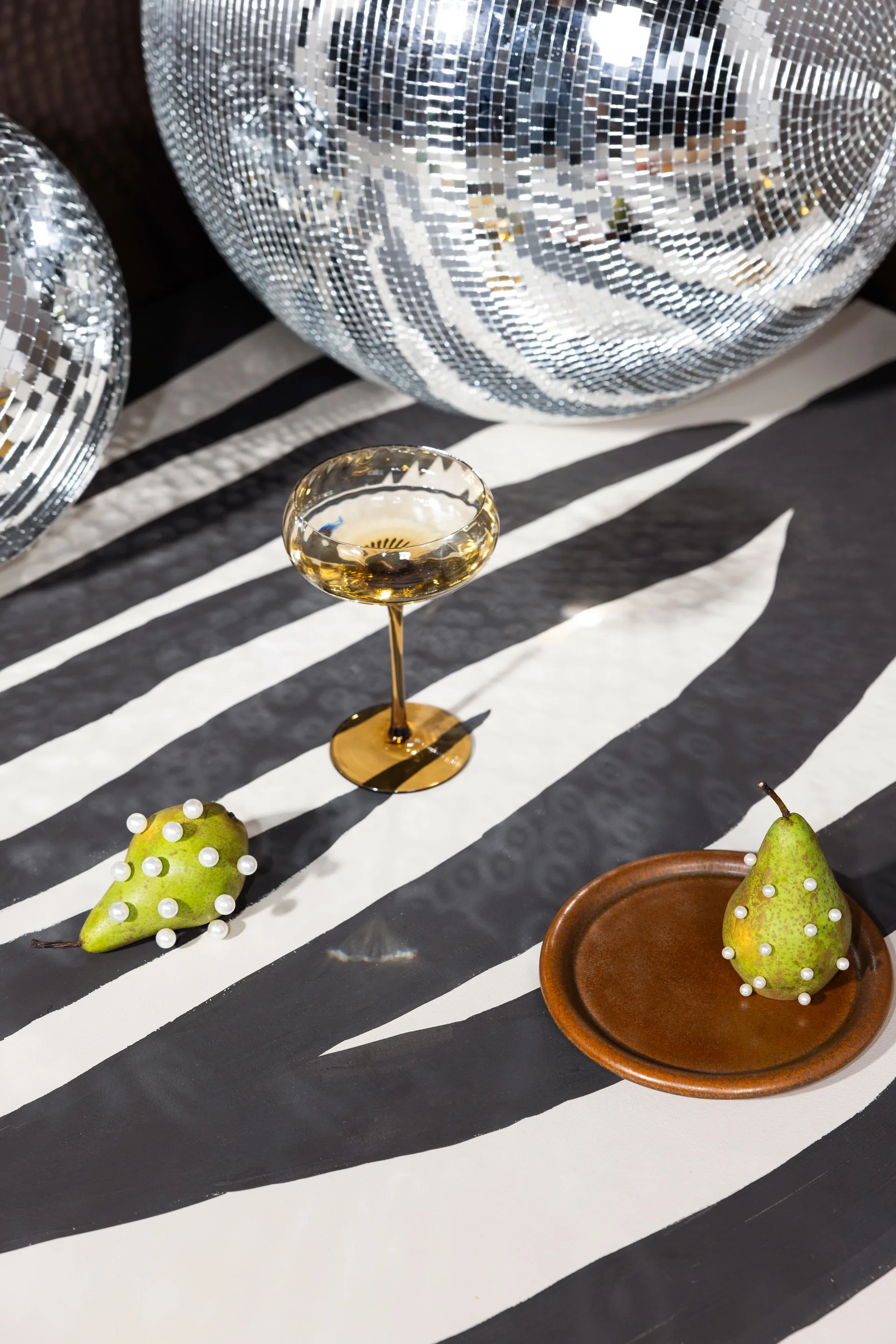 Porto asjett liten Ø17 cm, Brun Byon