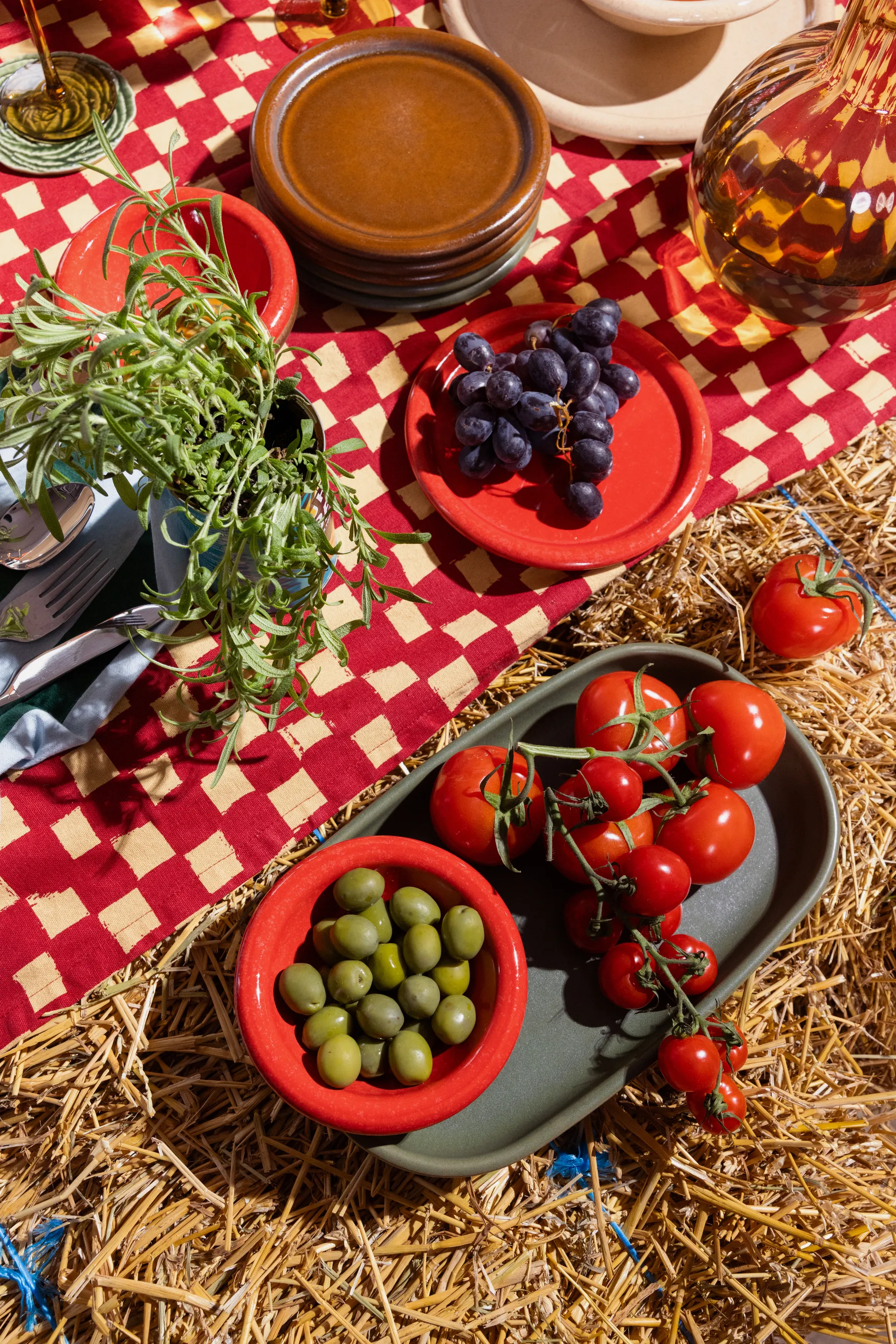 Porto asjett liten Ø17 cm, Brun Byon