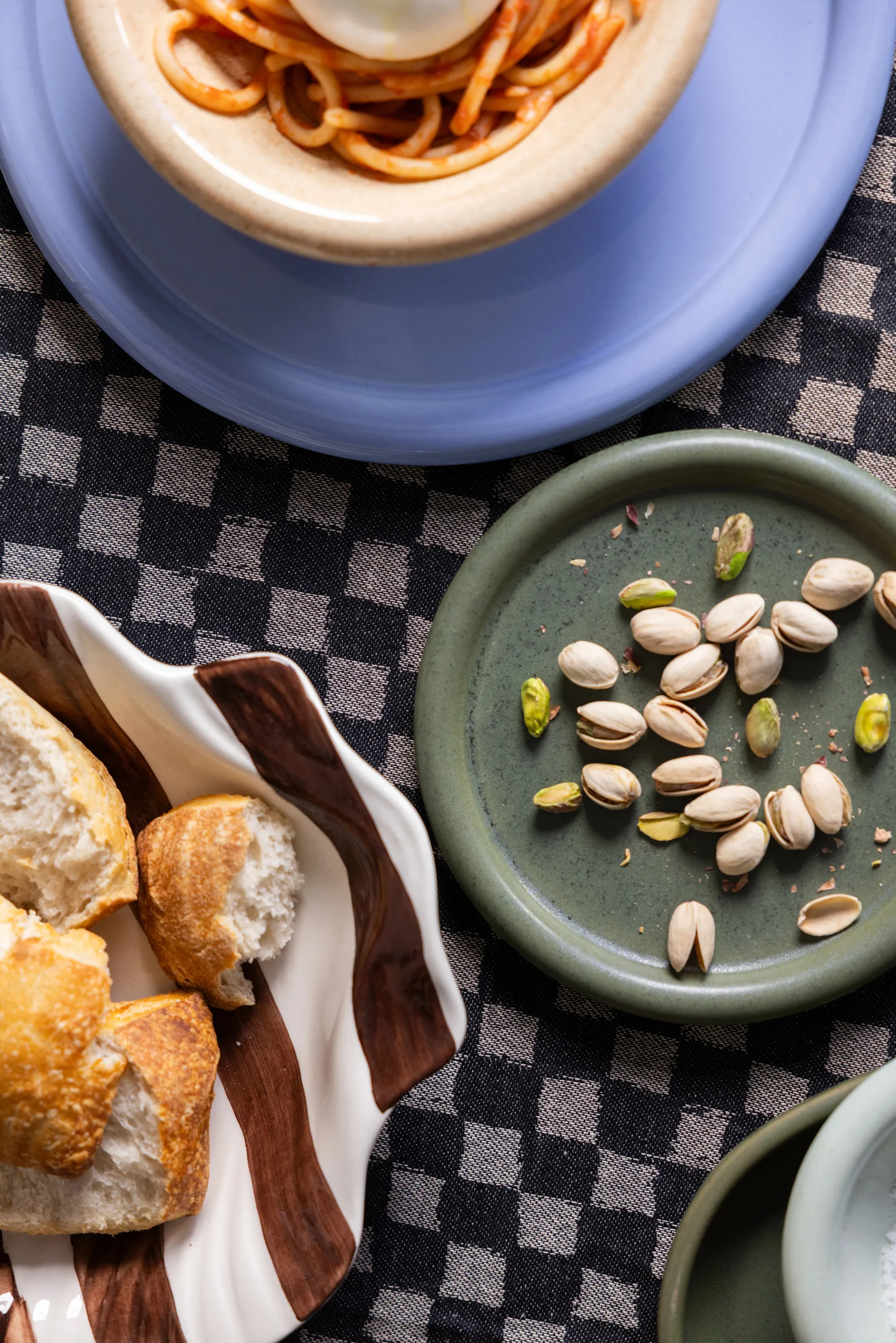 Porto asjett liten Ø17 cm, Grønn Byon