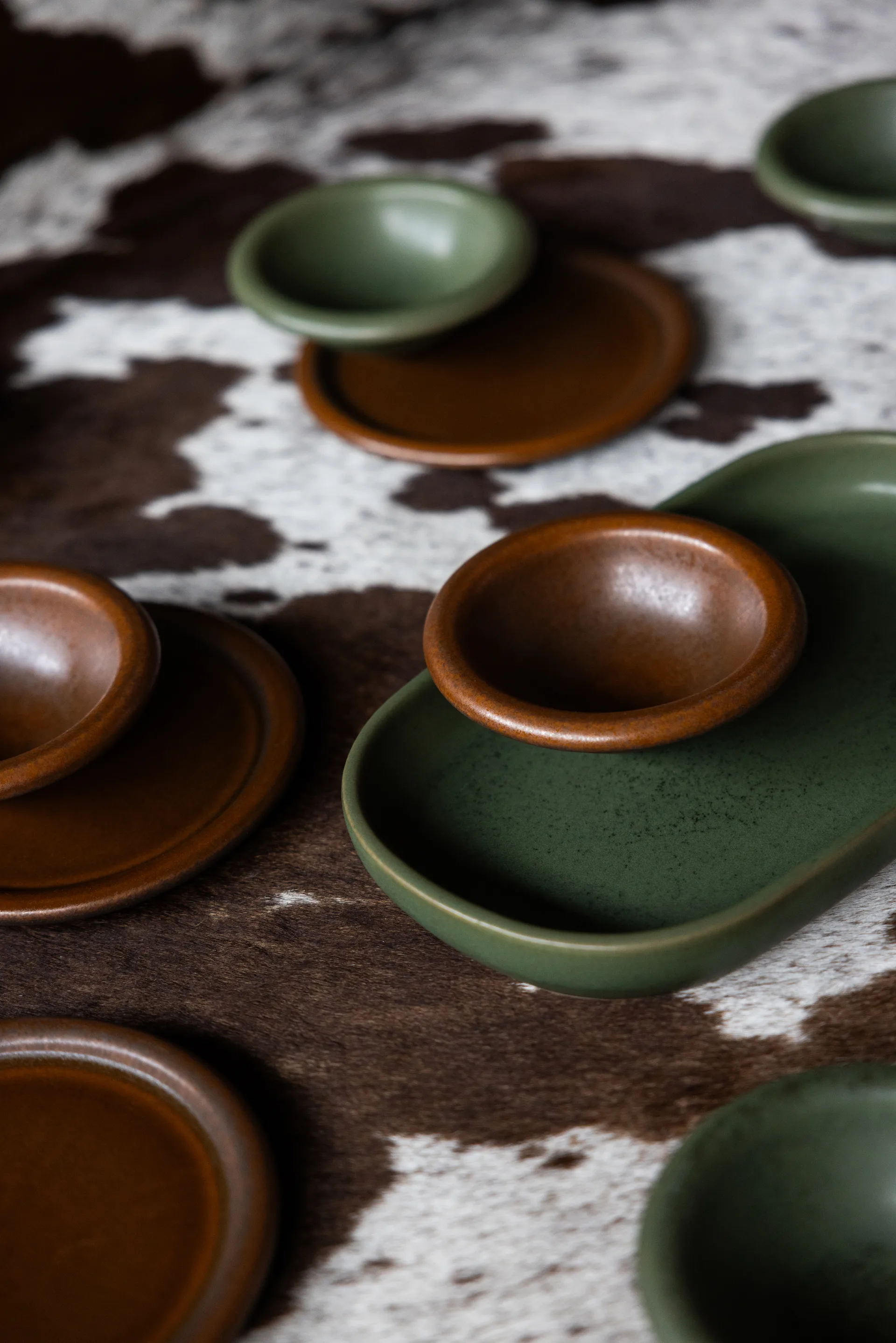 Porto serveringsfat 18x30 cm, Grønn Byon