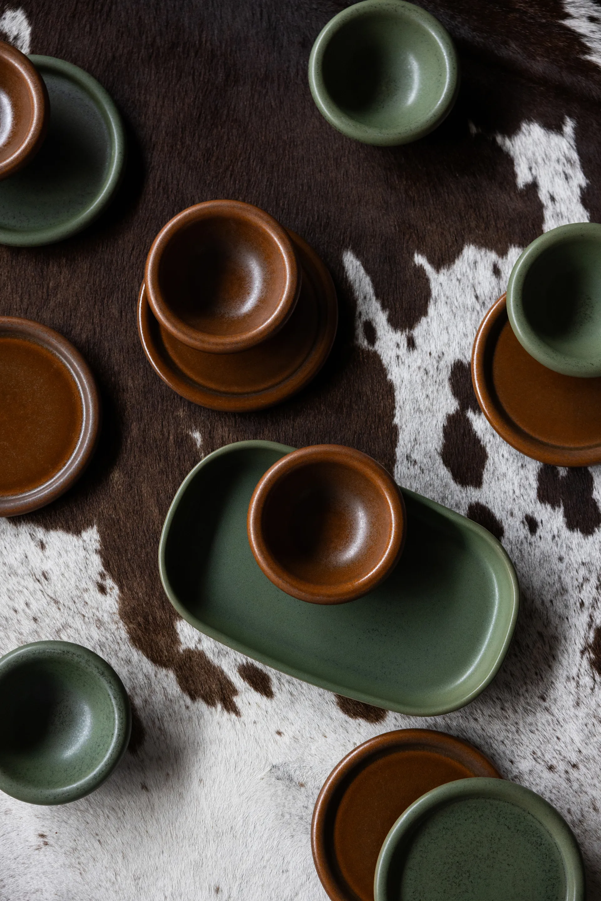 Porto serveringsfat 18x30 cm, Grønn Byon