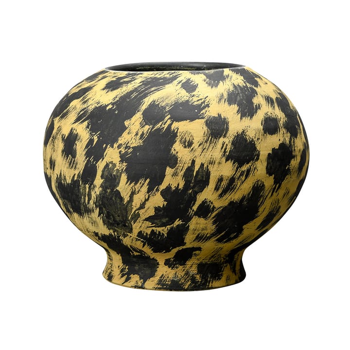 Safari vase 30 cm - Svart-gul - Byon