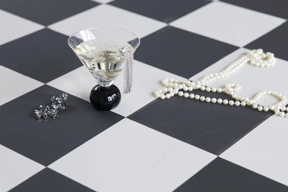 Spice drikkeglass, Black-clear Byon