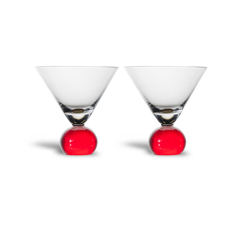 Byon Spice glass 24 cl 2-pakning Rød-klar