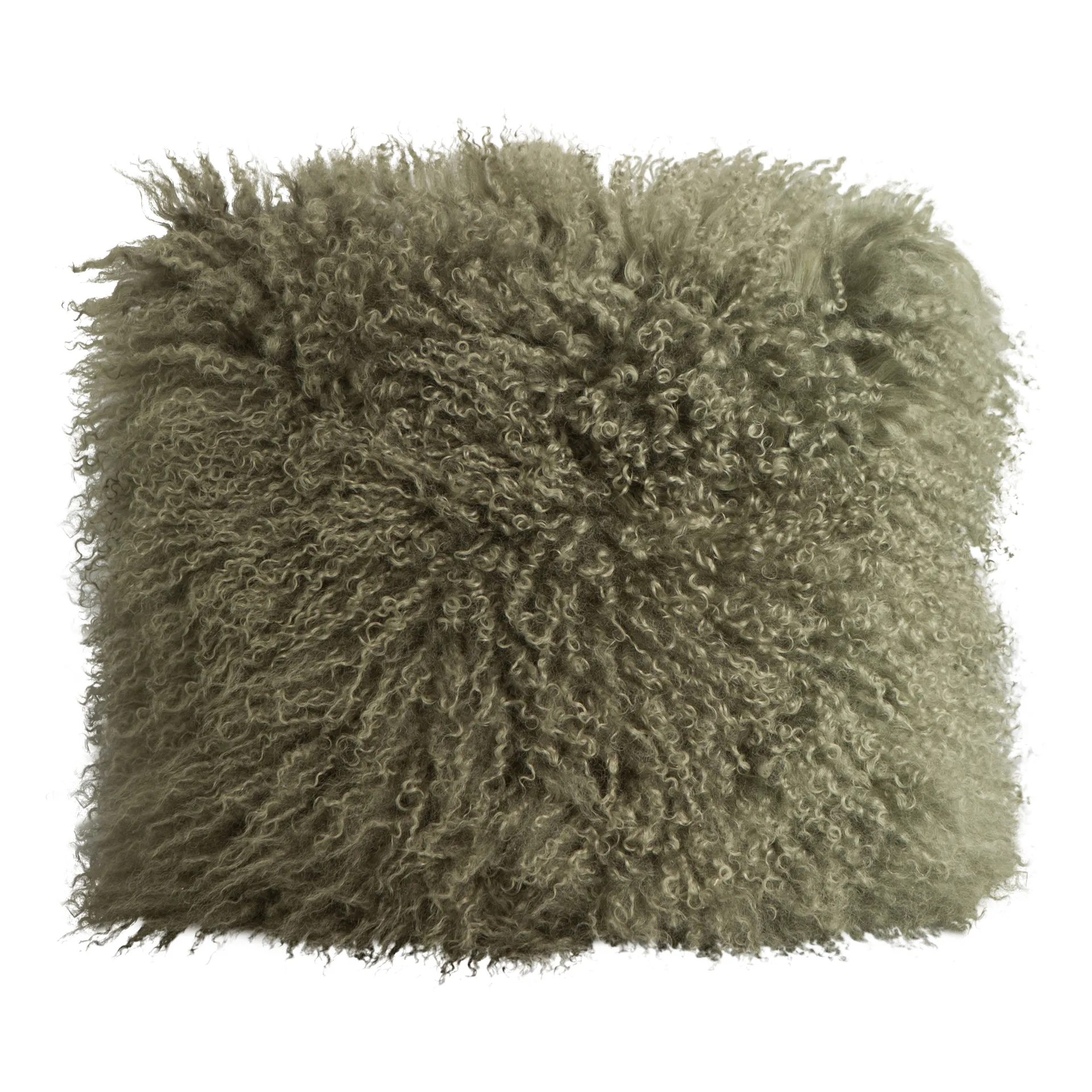 Tibetan pute 40 x 40 cm, Kakhi grønn Byon