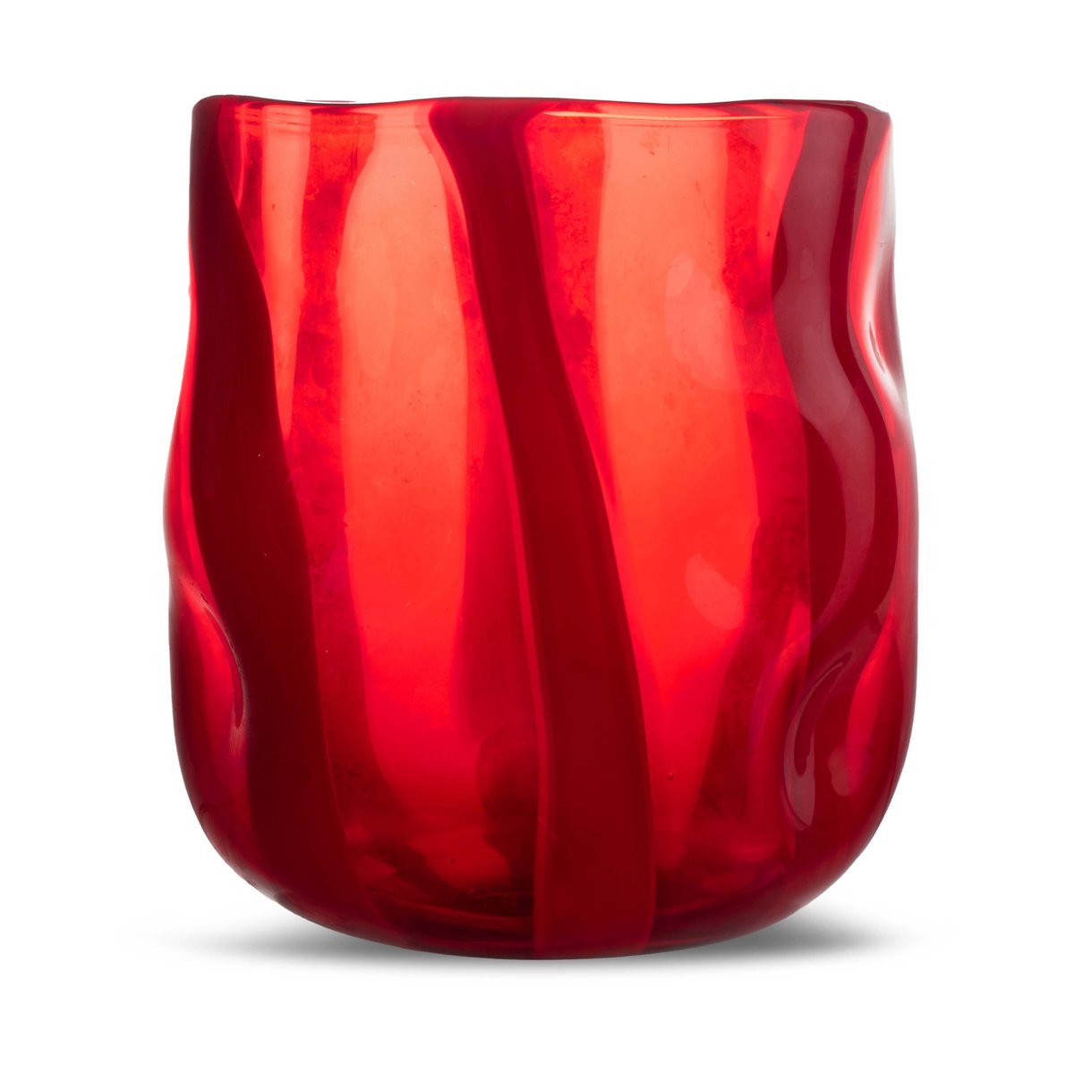 Bilde av Byon Triton vase 24 cm Rød