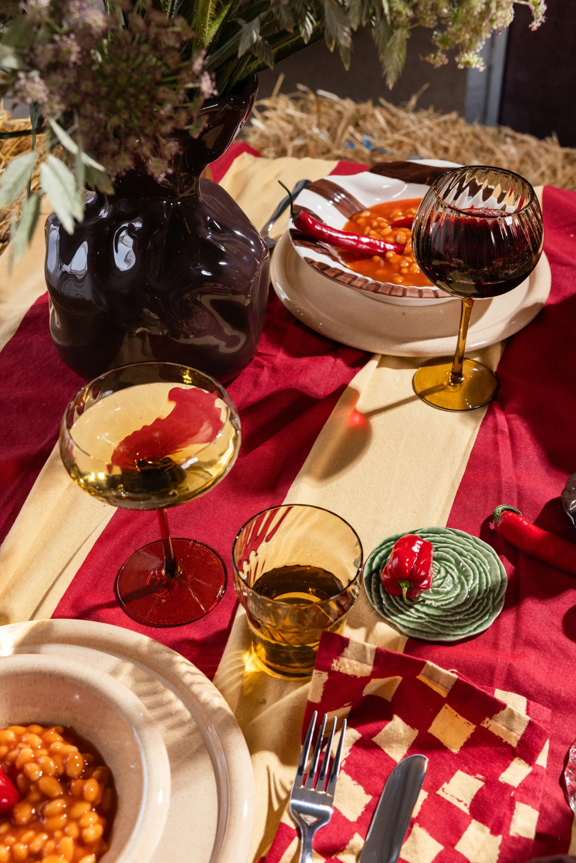 Veggie glassunderlag Ø10 cm 2-pk, Grønn Byon