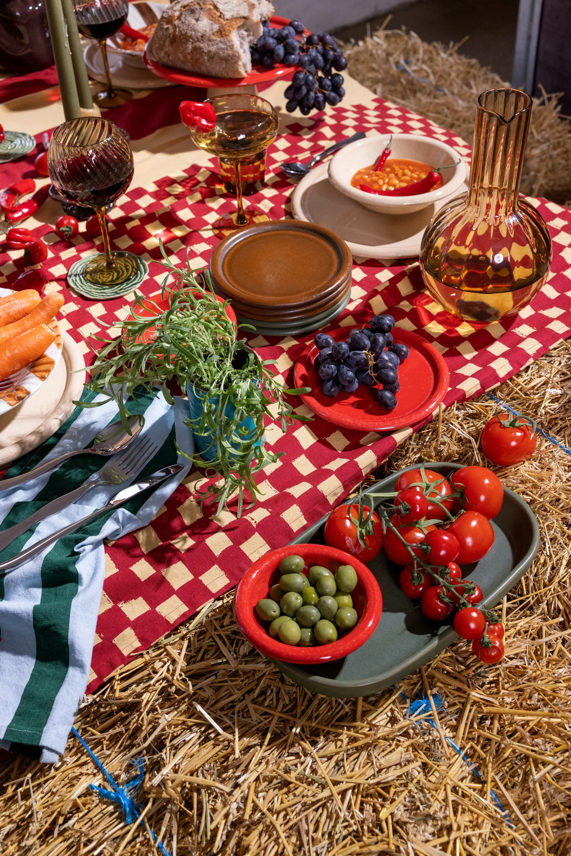 Veggie glassunderlag Ø10 cm 2-pk, Grønn Byon